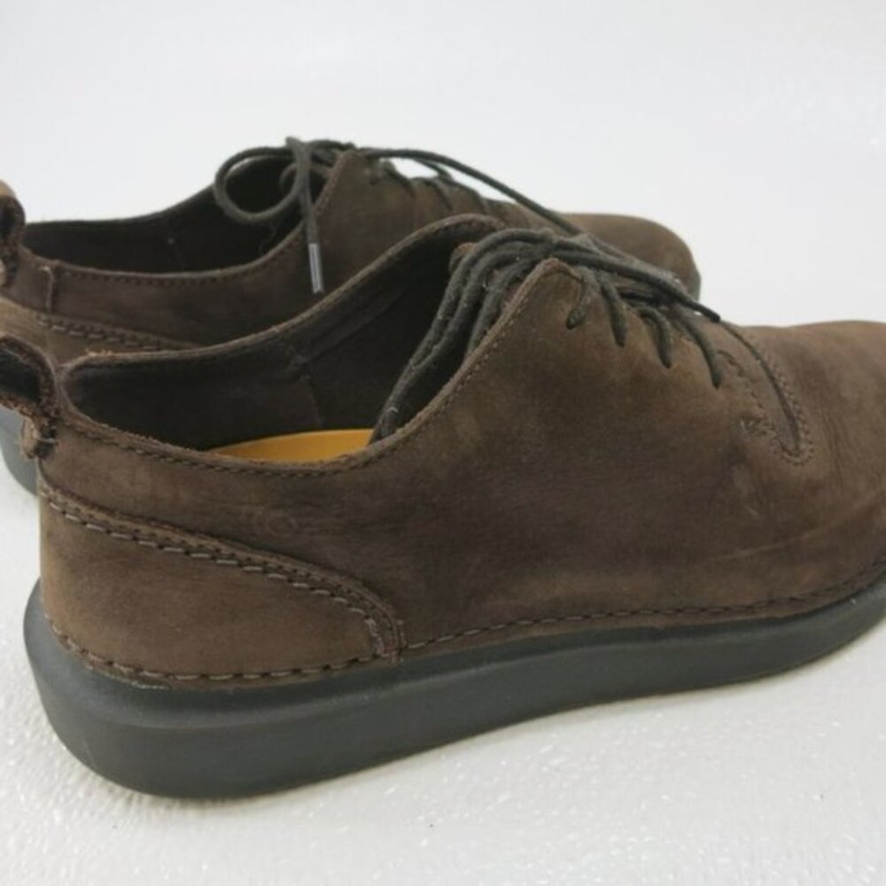 Clarks Active Air Dirty Nubuck Leather Oxfords Shoes Casual Footwear Mens Sz 8 - Picture 4 of 7